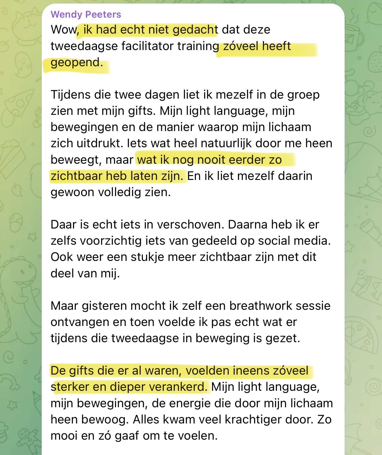 Review van Wendy